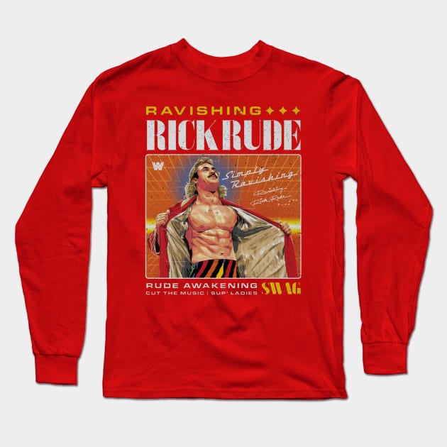 Rick Rude Swag Long Sleeve T-Shirt by MunMun_Design